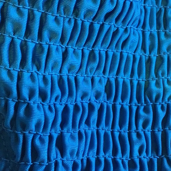 Blue ruffle bikini - Picture 2 of 2